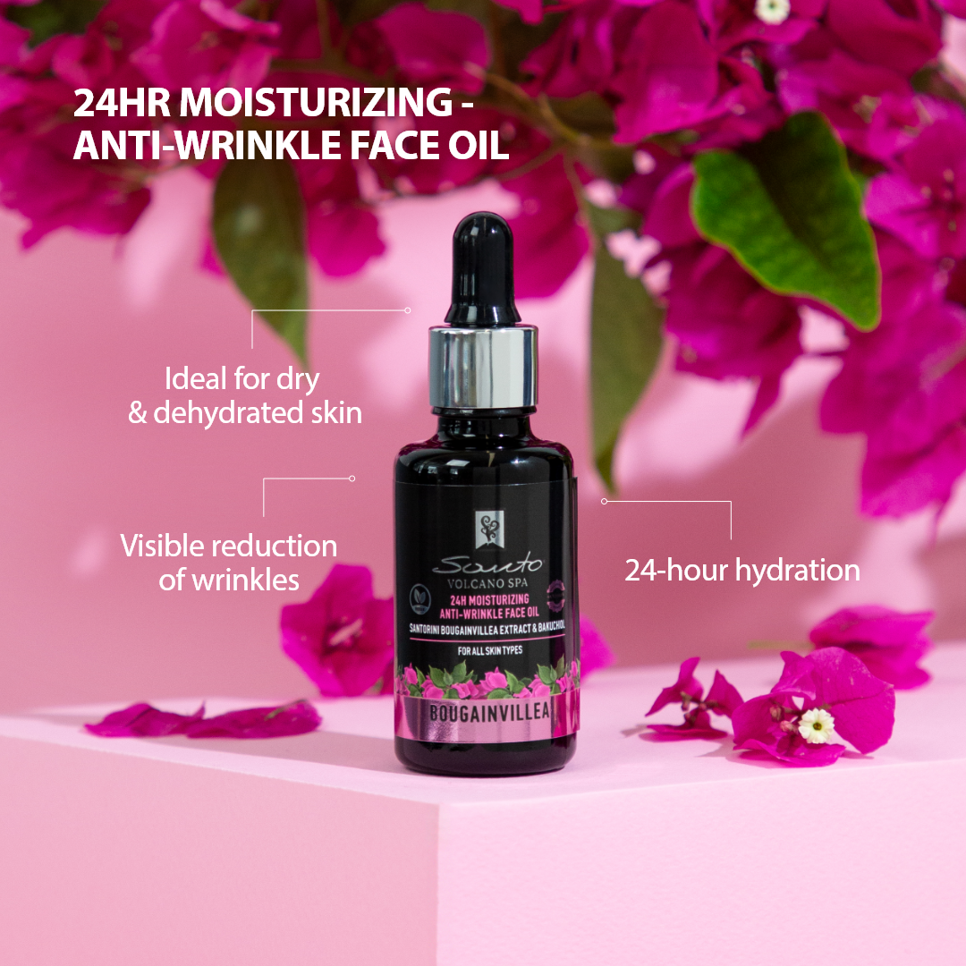 24ωρο Ενυδατικό-Αντιρυτιδικό SERUM  Προσώπου Βουκαμβίλια 30ml