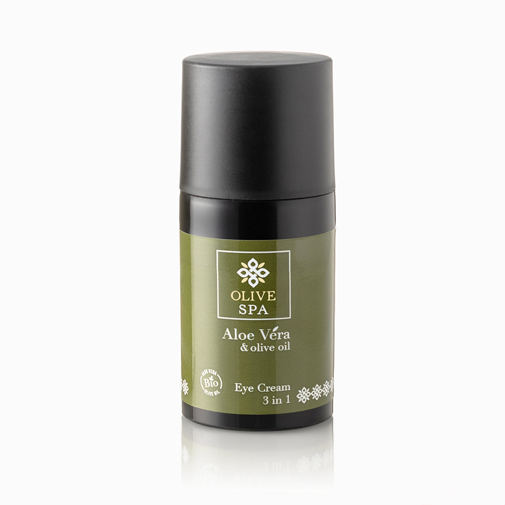 OLIVE SPA Κρέμα Ματιών με βιολογική Αλόη 3 σε 1  30ml