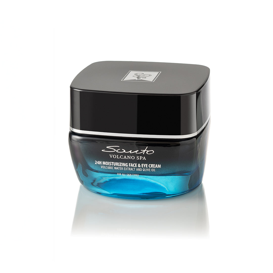 24ωρη Ενυδατική Κρέμα Προσώπου και Ματιών 2 σε 1 50ml  SANTO VOLCANO