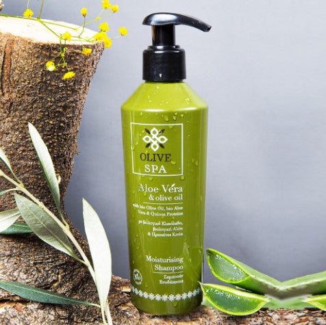 OLIVE SPA Σαμπουάν Ενυδάτωσης με Βιολογική Αλόη 250ml