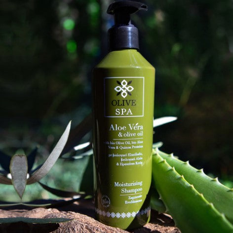OLIVE SPA Σαμπουάν Ενυδάτωσης με Βιολογική Αλόη 250ml