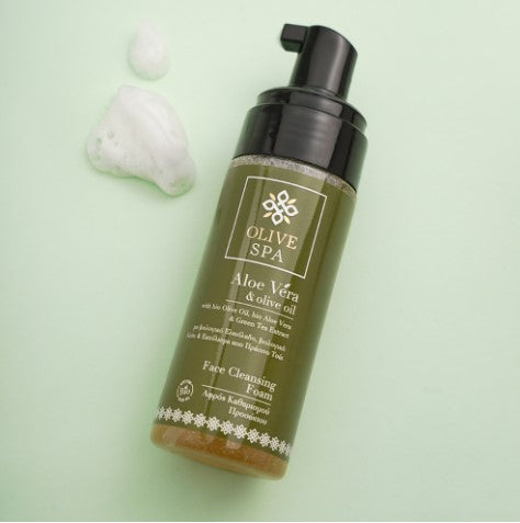 OLIVE SPA Αφρός Καθαρισμού Προσώπου με βιολογική Αλόη 150ml