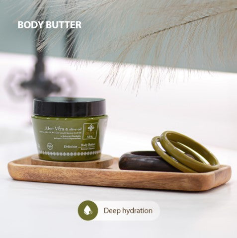 OLIVE SPA BODY BUTTER DELICIOUS ΜΕ ΒΙΟΛΟΓΙΚΗ ΑΛΟΗ