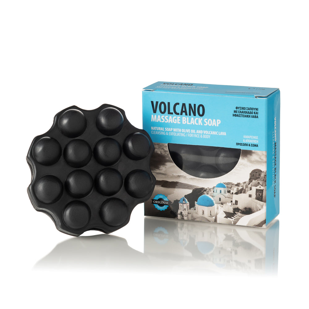 Santo Volcano Σαπούνι Μασάζ με Ελαιόλαδο και Ηφαιστειακή Λάβα 110gr