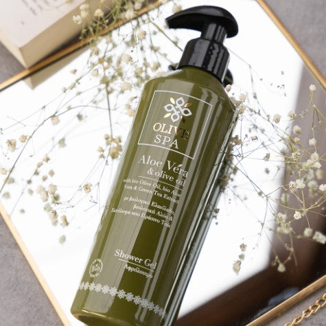 OLIVE SPA Αφρόλουτρο με Πράσινο Τσάι και βιολογική Αλόη250ml