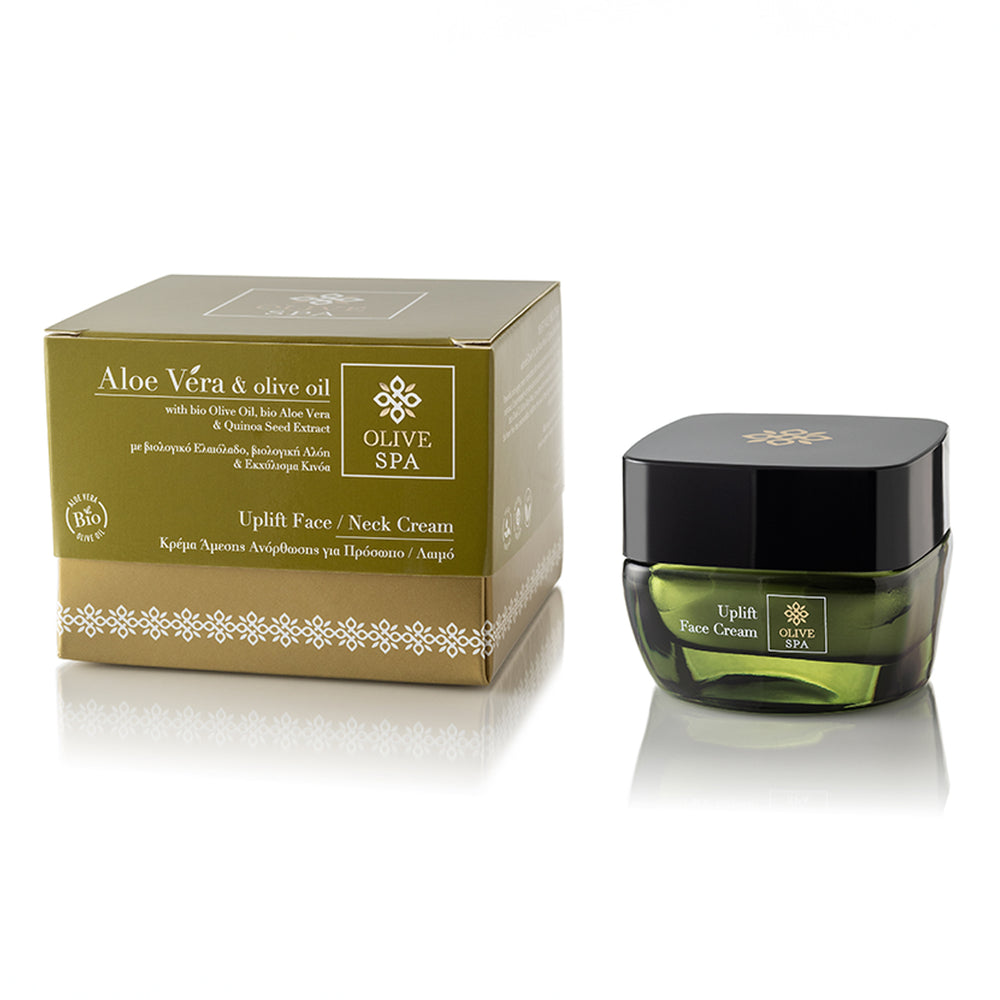 UPLIFT ALOE VERA CREAM OLIVE SPA για Πρόσωπο & Λαιμό  50ml