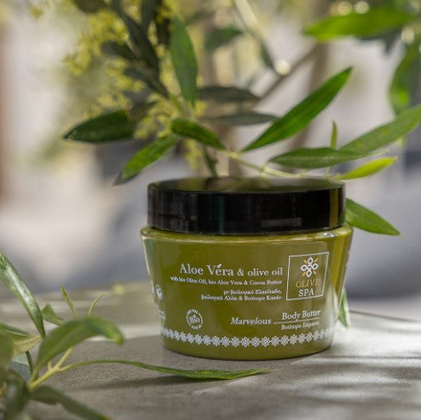 OLIVE SPA BODY BUTTER MARVELOUS με βιολογική αλόη 250 ml